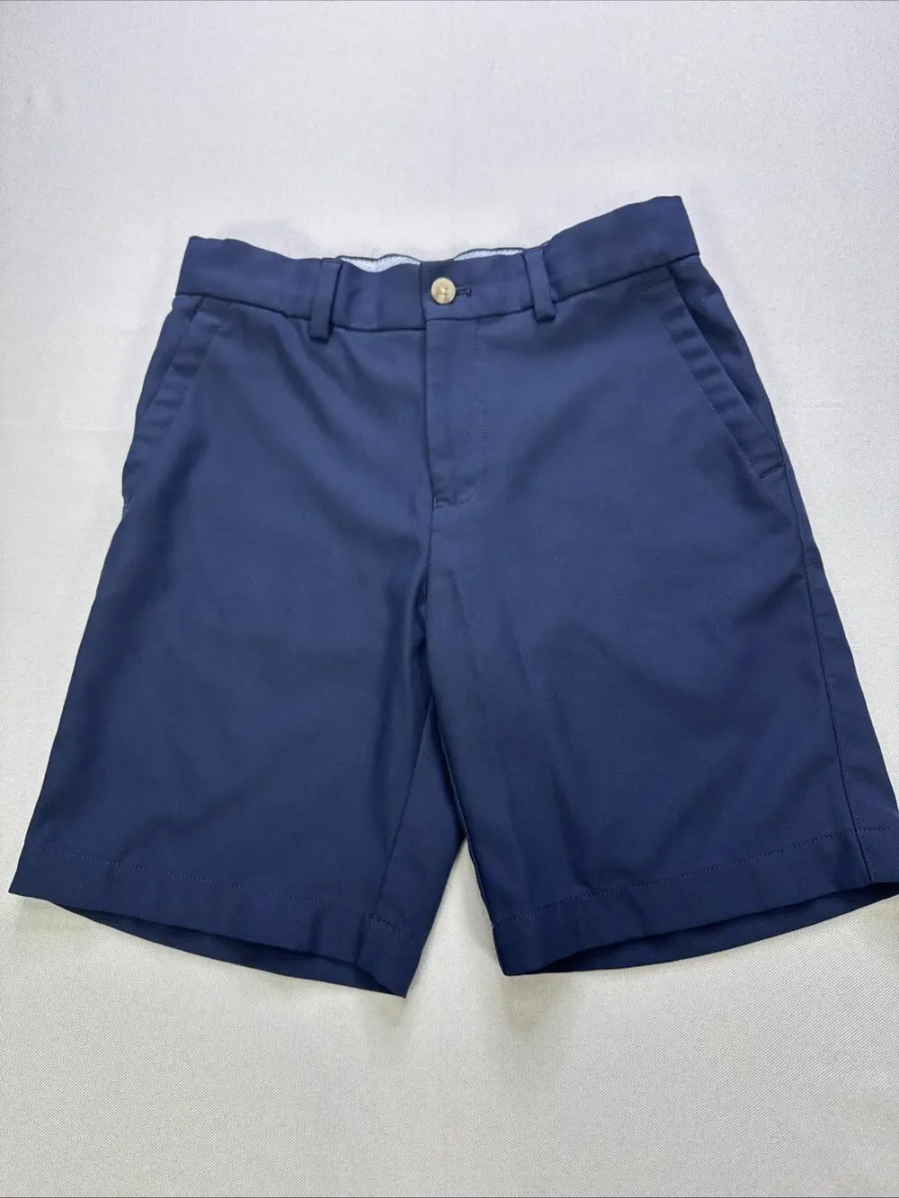 Peter Millar Salem Performance Boy's Size M Navy Blue Kids Golf Shorts Chino